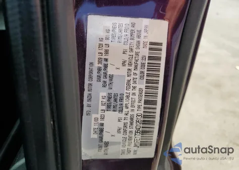 2004 Mazda Rx8 z USA, uszkodzony, nr VIN JM1FE173640126130